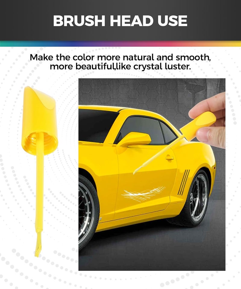UBOG Touch Up Paint Pen,Touch Up Paint for Cars,Car Accessories Car Touch Up Paint, Automotive Paint Pen Scratch Repair,Cars Remover Scratch Paint Pen,Cars Paints Pens for Erase Auto Scratches (Yellow) - Image 4